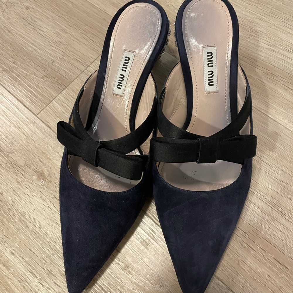 ❌SOLD❌Authentic Used Miu Miu Heels. Size 36.5